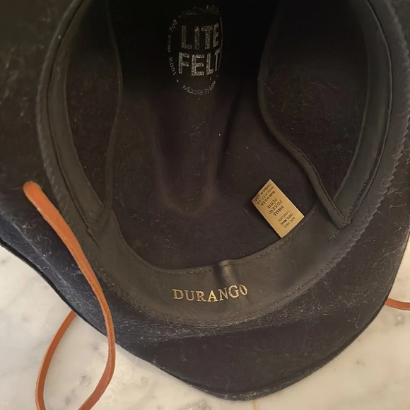 Durango Black Western Cowboy Hat - Picture 3 of 6